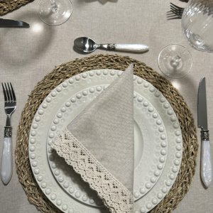 Guardanapos com renda